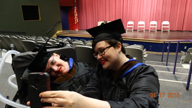 Graduation selfie with the culprit